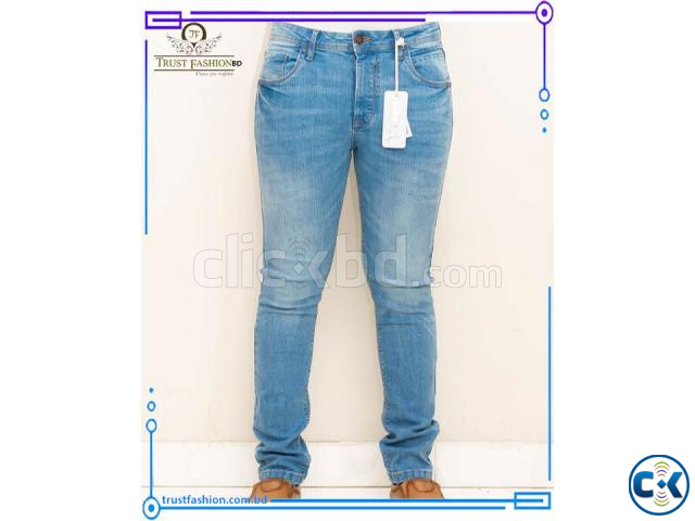 V7 Denim stretch Jeans Pant for Men Light Wash Size 28-3 large image 1