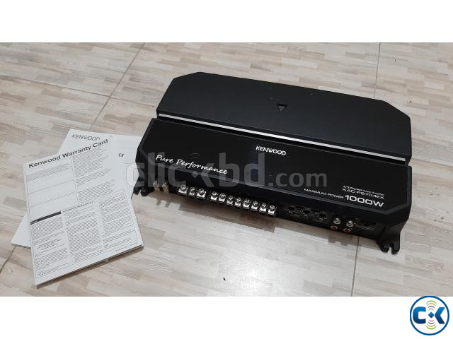 Kenwood 1000W best 4 channel unused amplifier for cars large image 1