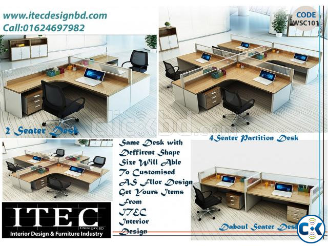 Office Workstation Desk large image 1