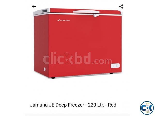 Jamuna Deep freeze 220 liter Red  large image 0