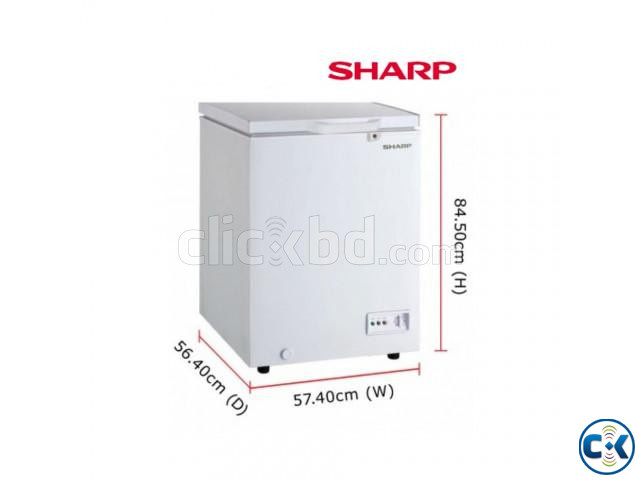Sharp 110 Ltrs Deep Freezer SJC-118-WH large image 0