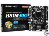 Gigabyte Genuine GA-H81M-DS2 Micro ATX Motherboard