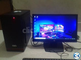 19 inch hp LED monitor with core 2 duo 4GB RAM 500GB HDD