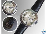 Cartier Ballon Bleu 3001 Silver Bezel Watch