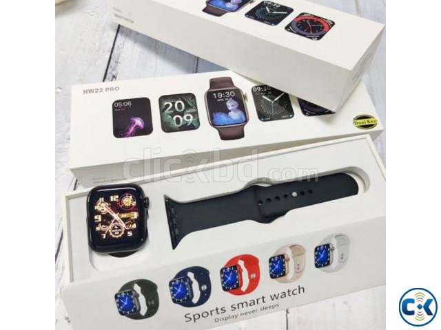 HW22 PRO Smartwatch Waterproof Watch Faces Password Game Cal large image 1
