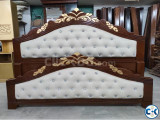 King Size Leather bed 6 feet by 7 feet