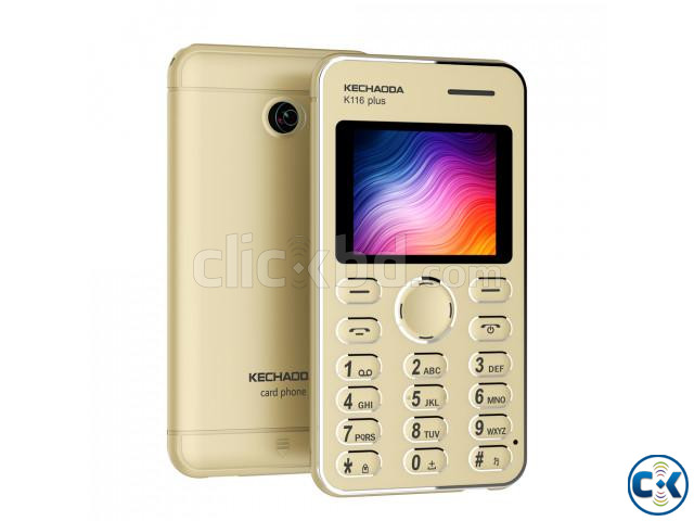 Kechaoda K116 Plus Card Phone Dual Sim With Warranty large image 0