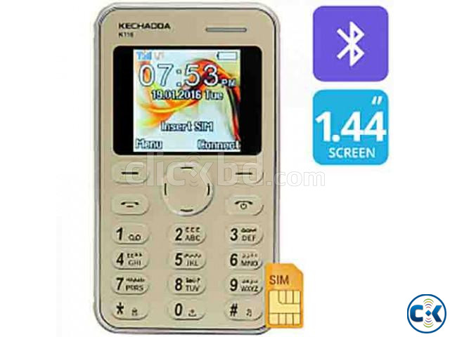 Kechaoda K116 Plus Card Phone Dual Sim With Warranty large image 3