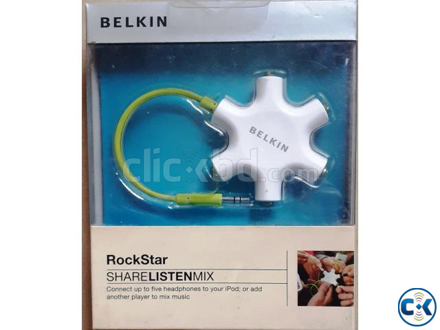 Belkin RockStar 5-Jack 3.5 mm Audio Headphone Splitter large image 1