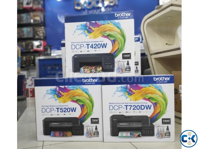 BROTHER DCP-T720W Wireless All in One Ink Tank Printer large image 0