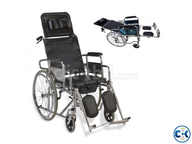 Sleeping Position Commode Wheelchair large image 0