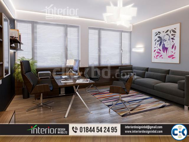 Office meeting room design a bland conference room  large image 1