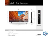 55 Inch Sony Bravia X80J 4K Android LED TV