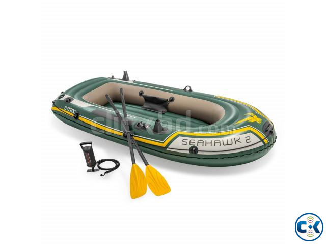Seahawk 2 Inflatable Fishing Air Boat Set 2 Person  large image 0