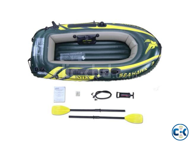 Seahawk 2 Inflatable Fishing Air Boat Set 2 Person  large image 4