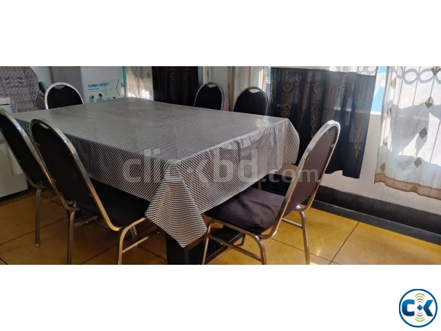 6 Seater Dining Table Set large image 0