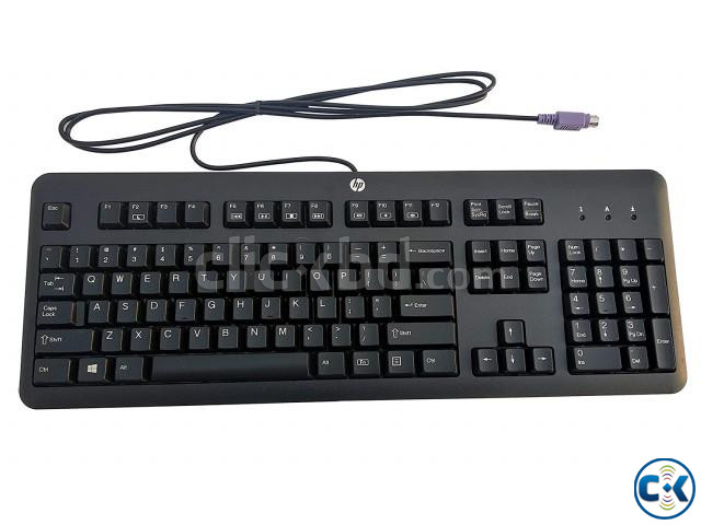 Genuine HP KB57P Windows Black US PS2 Keyboard large image 1