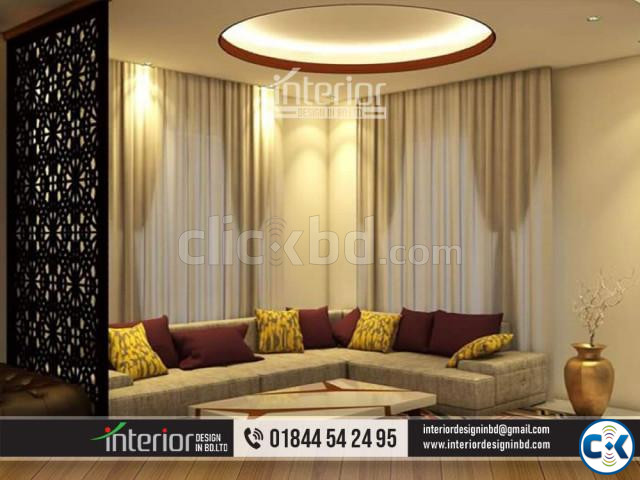 Turn your living room into a masterpiece by interior design large image 3