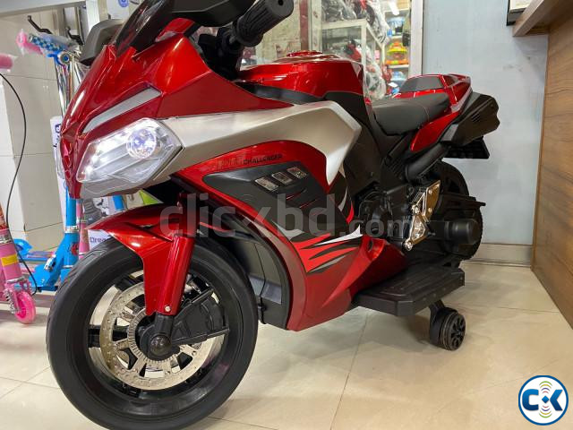 Baby Motor Bike R6 with Rubber Wheel and Leather Seat large image 1