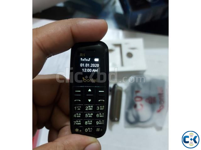 Bontel R1 Mini Mobile Phone Dual Sim Extra Back Cover With o large image 1