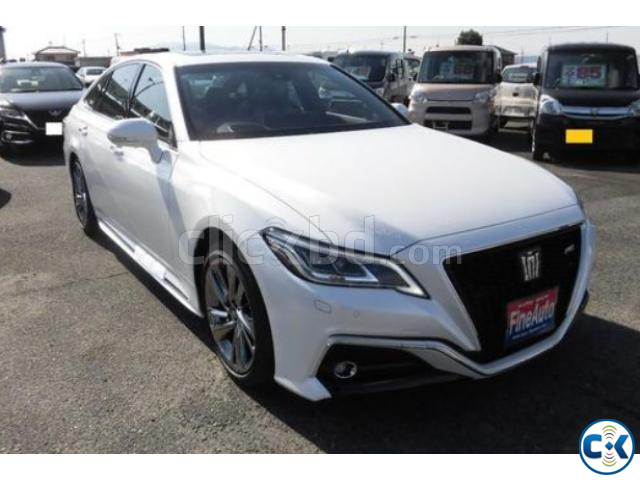 TOYOTA CROWN 2018 PEARL RS ADVANCE large image 3