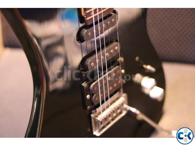 New Korean Brand 24 fret Electric Black Concert Guitar large image 4