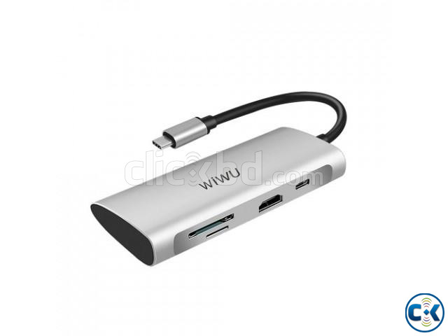 WIWU Alpha 7 In 1 USB-C Hub A731HP. large image 1