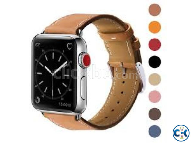 WiWU ATTELAGE Genuine Leather Watch Bands for iWatch large image 3