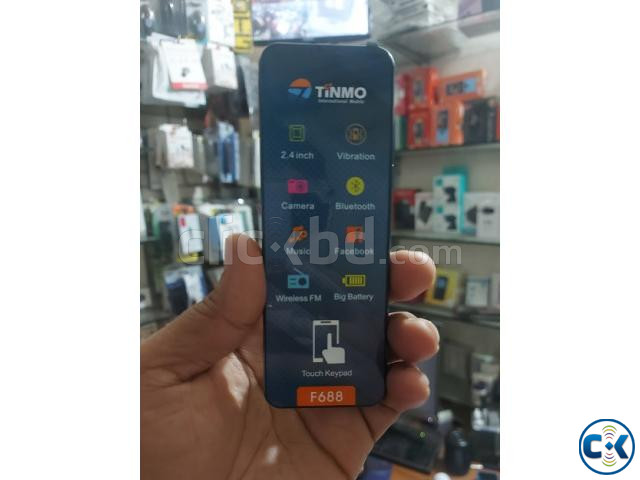 Tinmo F688 Star keypad Touch Slim Card Phone With Warranty large image 0
