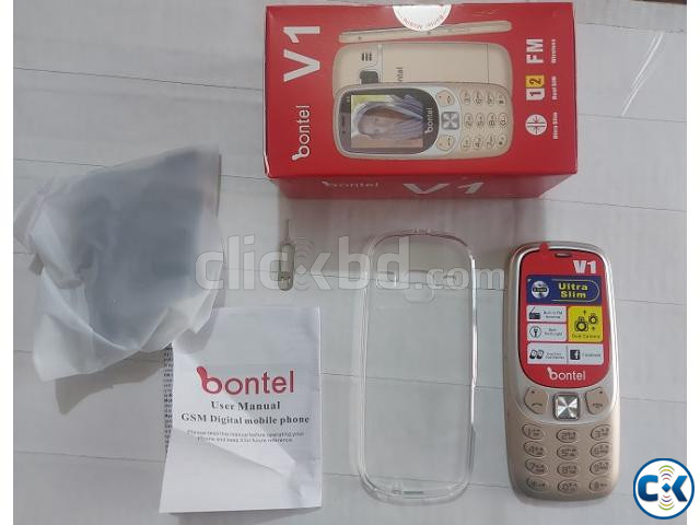 Bontel V1 Ultra Slim Dual Sim With Cover Warranty large image 3
