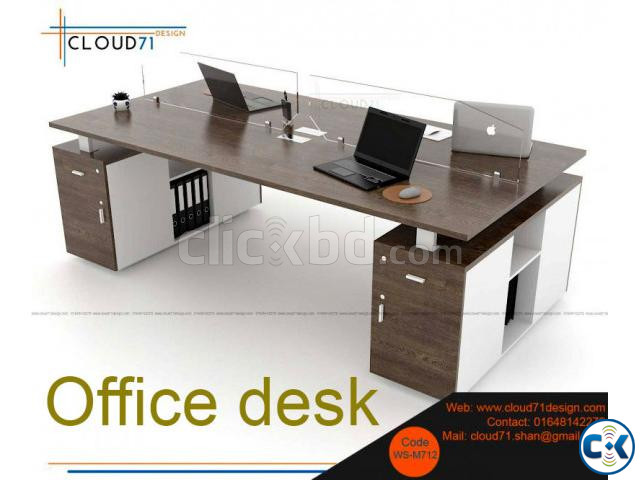 cubicle Office desk Office Workstation Workstation desk large image 2