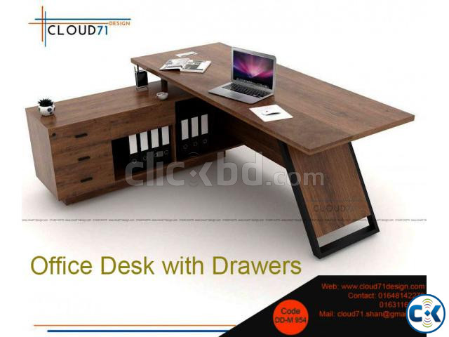 Small reception table design for office large image 2