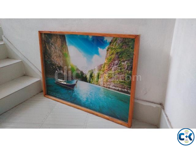 3d Wall Mate with glittery and stone work large image 0