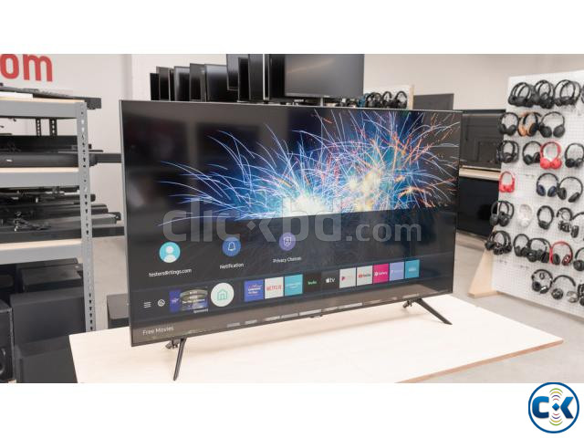 Samsung AU7700 55 inch UHD 4K Voice Control Smart TV large image 1