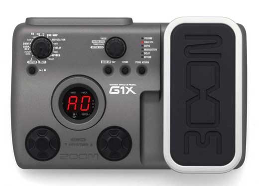 Zoom g1x pedal processor large image 0