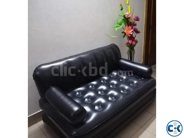 inflatable Air Bed With Sofa 5 Option Free Pumper large image 2