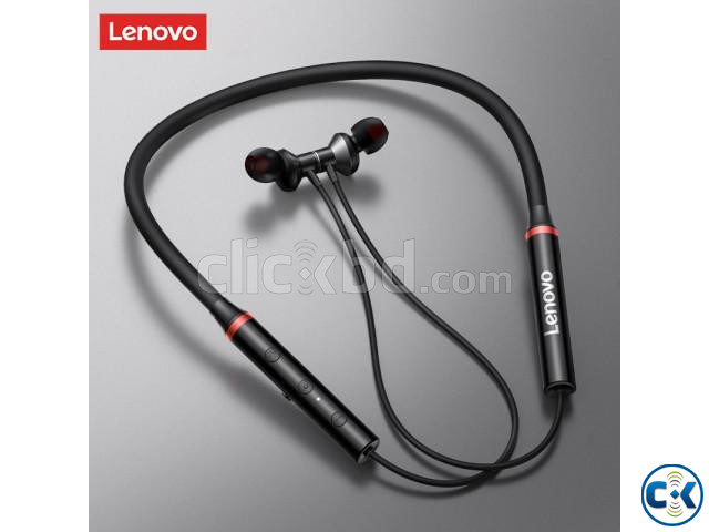 Lenovo HE05X Wireless In-Ear Neckband Earphones large image 1