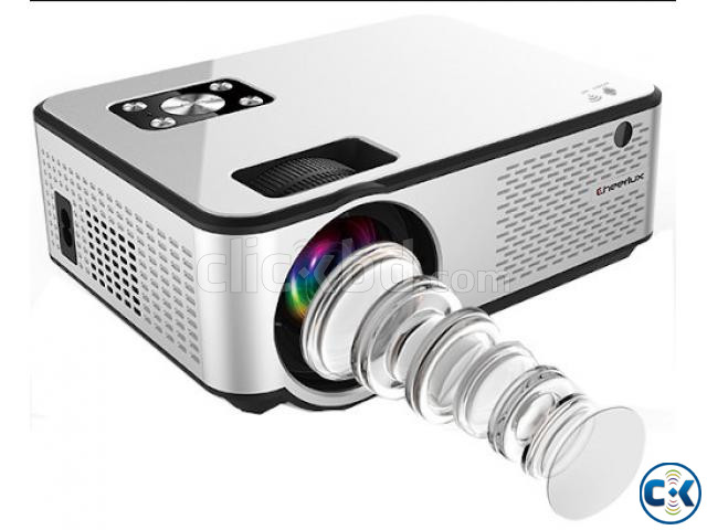 Cheerlux C9 2800 Lumens Mini Projector with Built-in TV Card large image 1