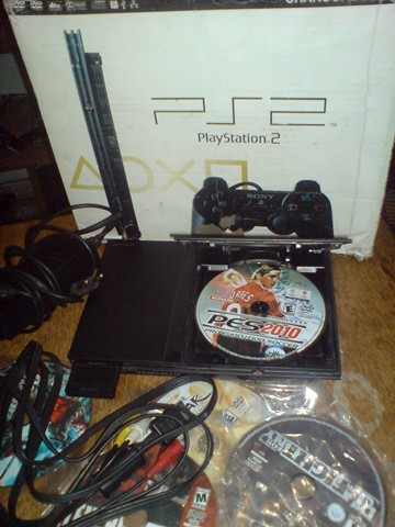 SONY PS2 mod WITH BOX AND ALL ACCESSORIES large image 0
