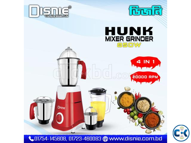 Disnie Mixer Grinder Blender Hunk - 850w large image 1