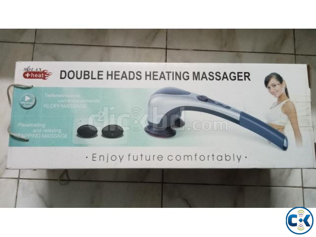 Double Heads Heating Massager large image 2