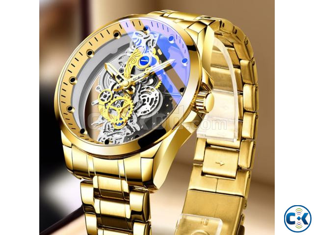 Transparent Dial Fashion Sport Stainless Steel TIGERAO 2023 large image 1