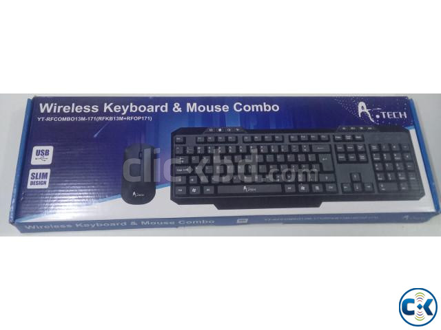 Wireless Keyboard Mouse Combo A.Tech YT-RFCOMBO13M-171 large image 0
