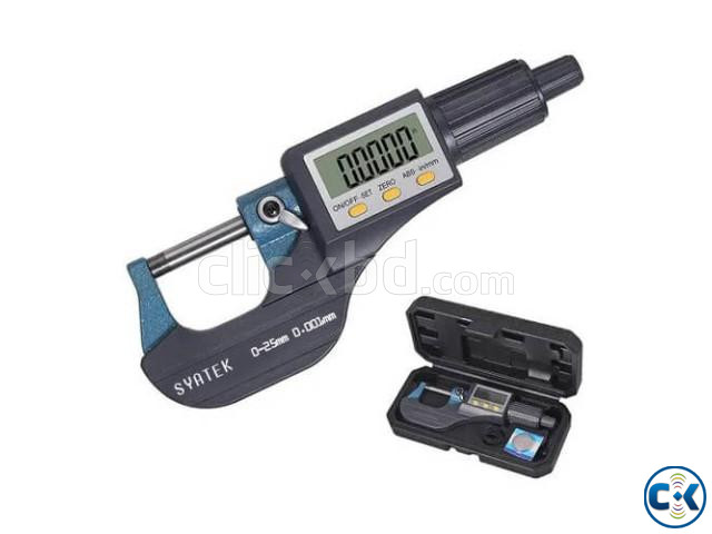 Digital Micrometer 0-25mm With Large Display large image 0