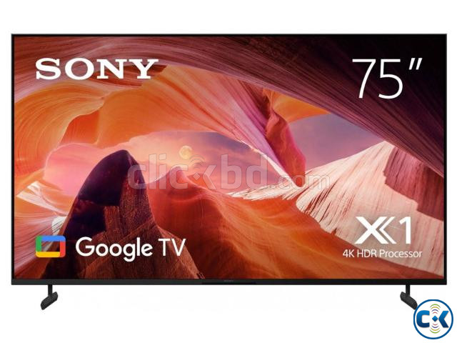 Sony Bravia 75 Inch X80L 4K Google Voice Assistant TV 2023 large image 0