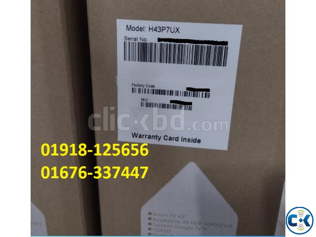 43 inch Haier H43P7UX HQLED 4K SMART GOOGLE TV Official large image 1