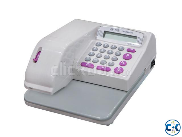 electronic cheque writer Printer large image 0
