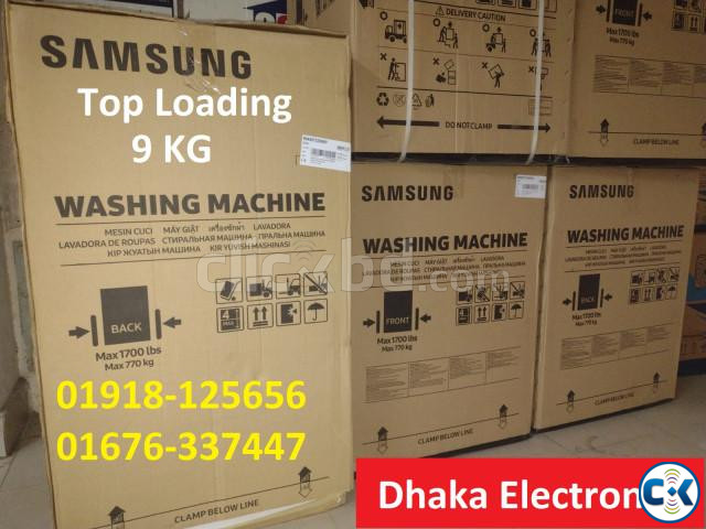 Samsung 9 KG WA90T5260BYUTL Top Loading Washing Machine large image 0
