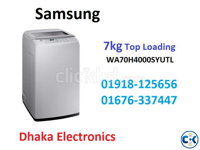 Samsung 7Kg Top Load Washing Machine WA70H4000SYUTL  large image 0