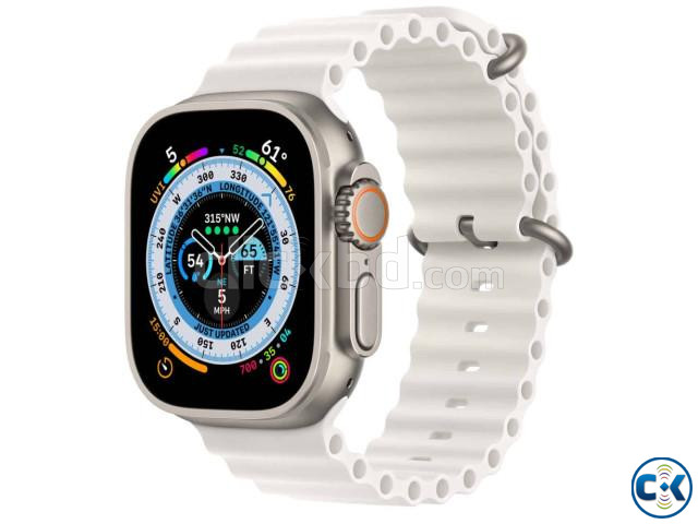 C800 Ultra Smartwatch 1.99 Inch Wireless Charging - Silver large image 1